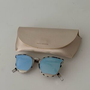 Gentle Monster mirror sunglasses animal print